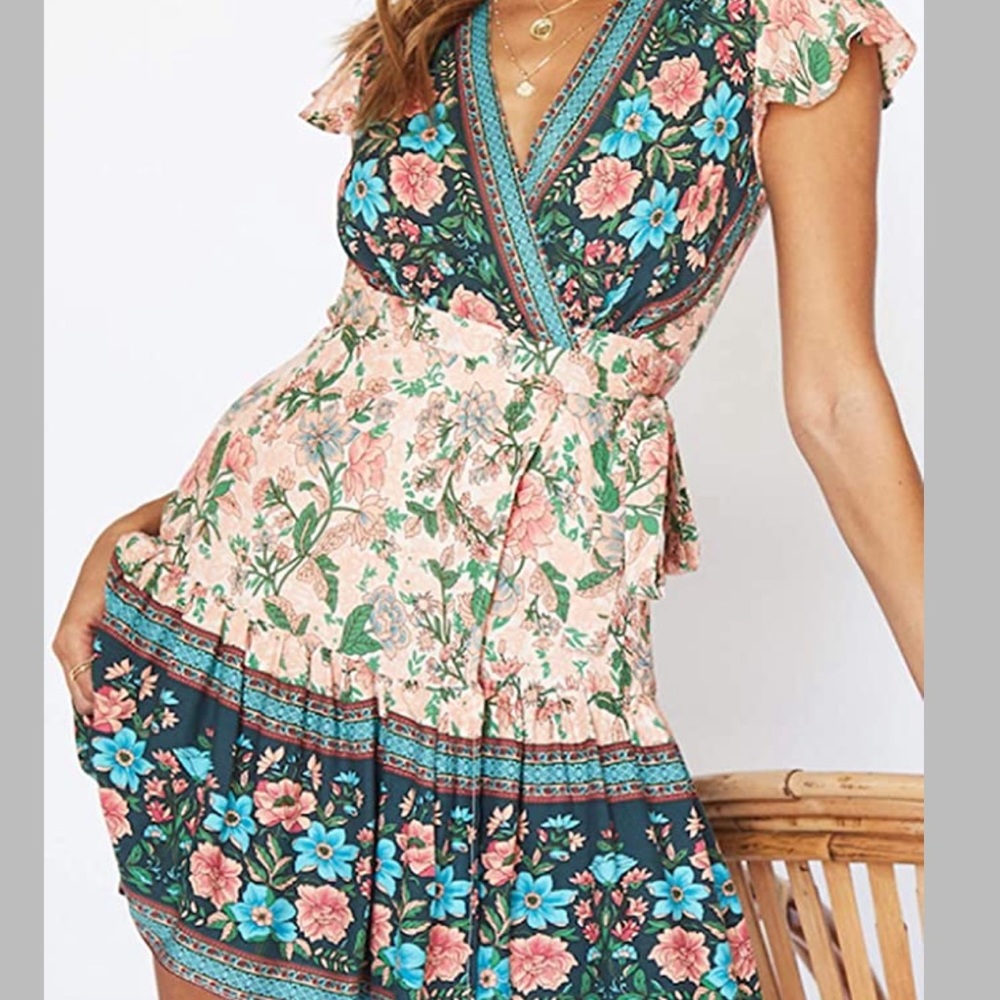 summer wrap dress